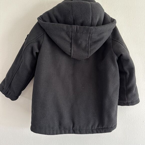 Ixtreme Outfitters Winter Parka Jacket Wool Blend Jacket Boys Size 3T Black - Picture 2 of 7